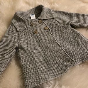 •OLD NAVY• NWOT grey button up sweater.